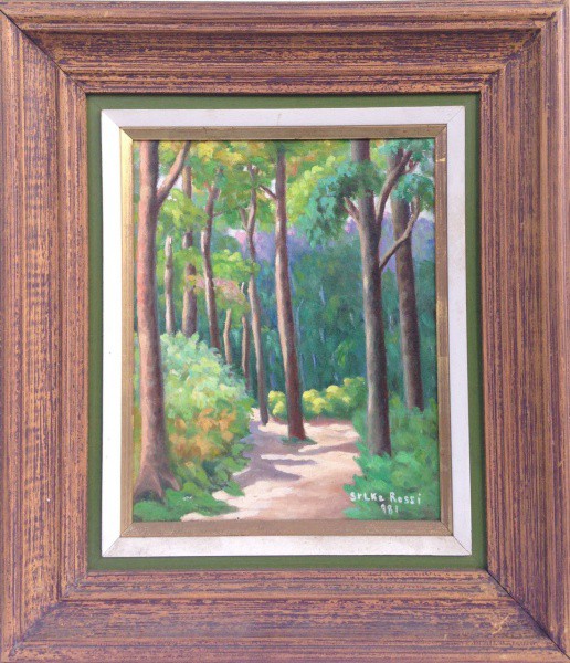 SRLKE ROSSI - "Floresta da Tijuca " O.S.T. A.C.I.D.  e datado de 1981. Med 28x 22 cm