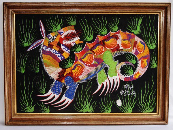 FRANCISCO DA SILVA - óleo sobre tela, assinado e ricamente emoldurado. Medida 50x70cm e com moldura