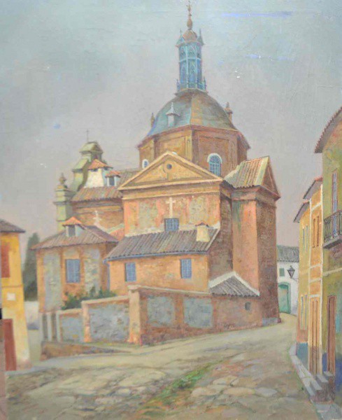 Omar Pellegatta - Consuegra Espanha - Óleo sobre Tela - 100x80 - Sem Moldura - Acid - Com Certificad