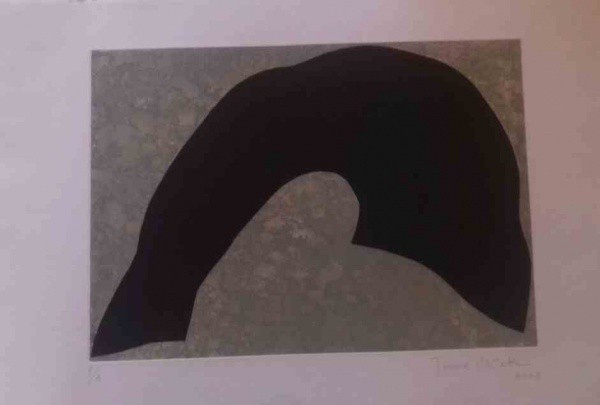Tomie Ohtake  - Abstrato - Gravura em Metal PA - 54x78 - Sem Moldura - Acid