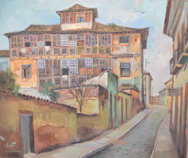 Omar Pellegatta - Sao Luiz do Maranhão - Óleo sobre Tela - 46x55 - Sem Moldura - Acie