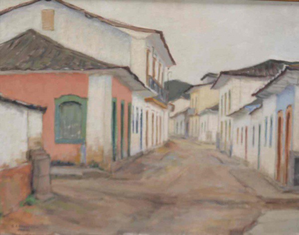 G. Carnelosso - Paraty - Óleo sobre Tela - 50x65 - Com Moldura - Acie