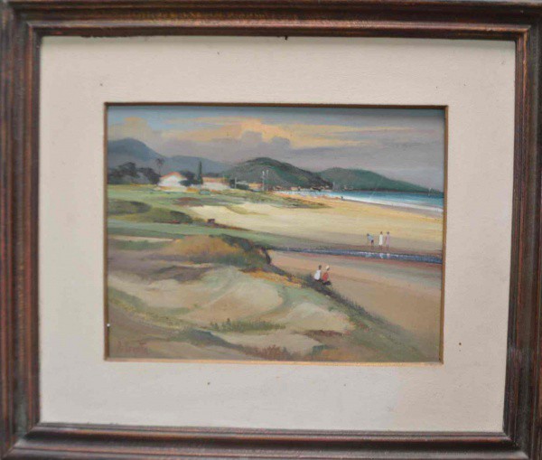 Omar Pellegatta - Marinha - Óleo sobre Tela - 25x33 - Com Moldura - Acie