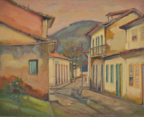 Omar Pellegatta -Casario - Óleo sobre Tela - 40x50 - Sem Moldura - Acie