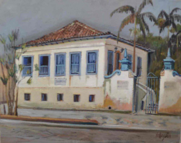 Omar Pellegatta - Casario - Óleo sobre Tela - 40x50 - Sem Moldura - Acid
