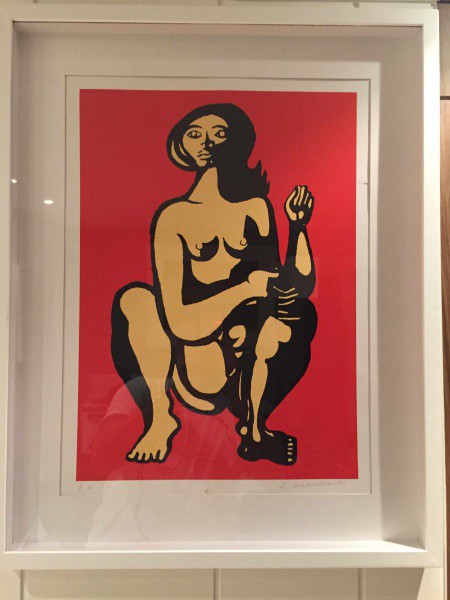 Emiliano Di Cavalcanti - Mulata - Serigrafia HC - 48x66 - Com Moldura e Vidro - Acid
