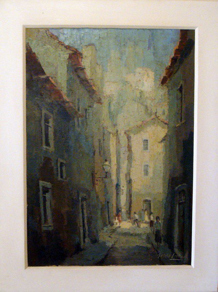 Quadro GILDA LISBOA - Óleo sobre tela medindo 80 x 60 cm  emoldurado