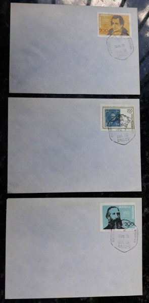 3 CARTAS NÃO CIRCULADAS - ARGENTINA