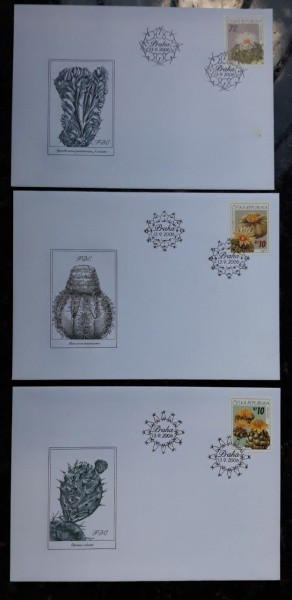 3 ENVELOPES ESTRANGEIROS - REPUBLICA CHECA - TEMA CAQUITOS - 2006