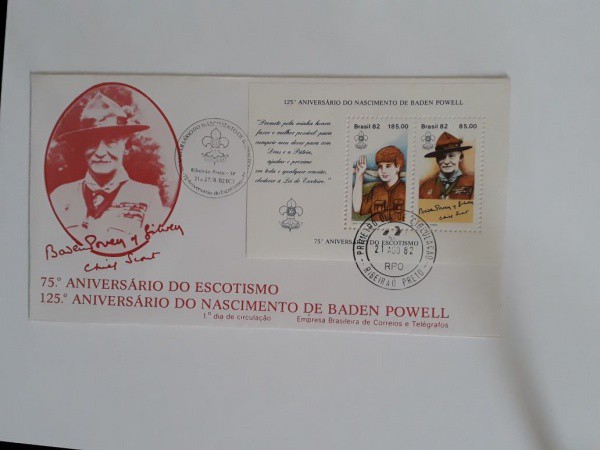 ENVELOPE - BRASIL - CARIMBO COMEMORATIVO + 1 DIA - 1982