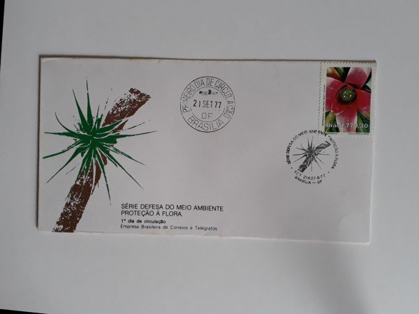 ENVELOPE - BRASIL - CARIMBO COMEMORATIVO + 1 DIA - 1977