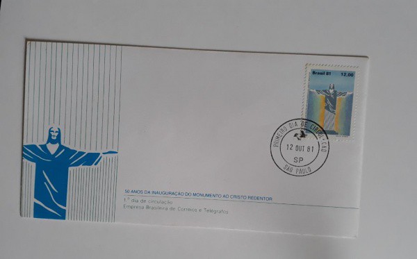 ENVELOPE - BRASIL - CARIMBO 1 DIA - 1981