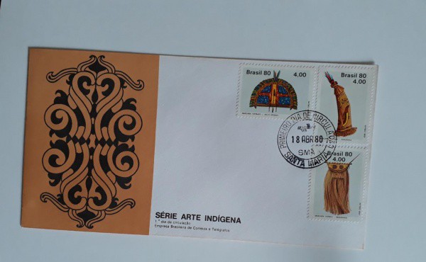 ENVELOPE - BRASIL - CARIMBO 1 DIA - 1980