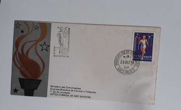 ENVELOPE - BRASIL - CARIMBO 1 DIA - 1974