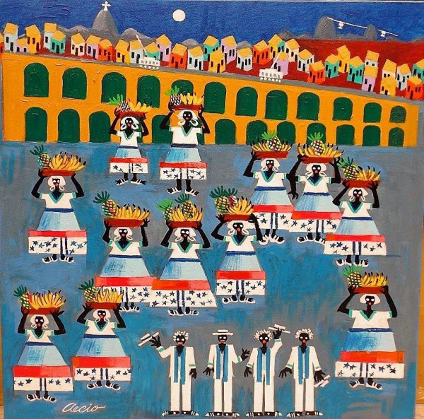 AECIO. ASS. O.S.T. BAHIANAS. 60X60.
