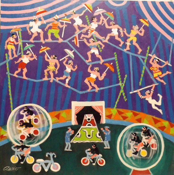 AECIO. ASS. O.S.T. CIRCO. 60x60.