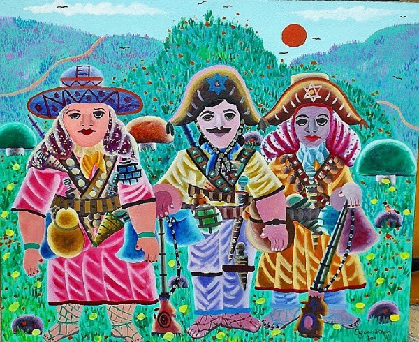 IGNACIO DA NEGA. ASS. CANGACEIROS. NACAATINGÁ. 50X60.