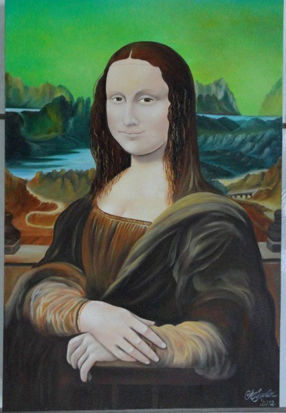 A. SANTOS. MONALISA. O.S.T. 40 X 50.