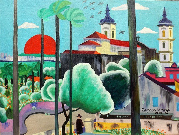 IGNACIO DA NEGA. ASS.  CATEDRAL DA SÉ. 30X40.