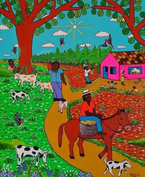 ADRIANO DIAS. ASS. O.S.T. PASSEIO NO CAMPO. 50X60.