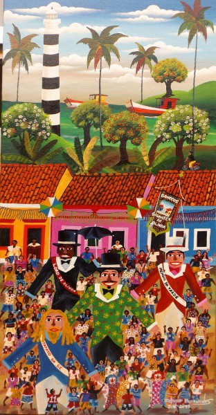 EDMAR FERNANDES TEMA BONECOES DE OLINDA MEDIDA 60X30.