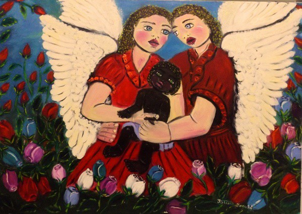 Fatima camargo. O.S.T. TIT/ Anjos. 50 X 70.