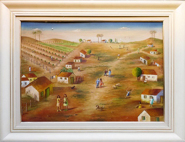 JULIO BRIGATO. O.S.T. TEMA A VILA. 50 X 70 C.M.