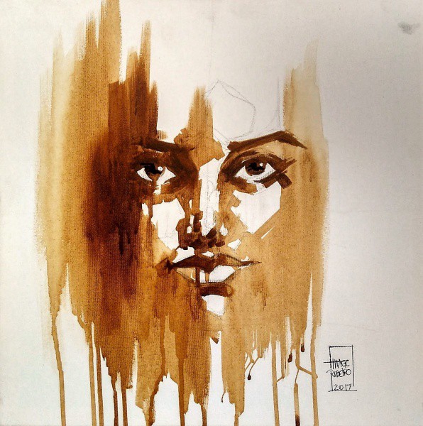 Thiago Ribeiro. O.s.t. Espatulado. Ass. no verso. 40 x 40.