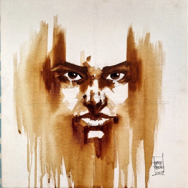 Thiago Ribeiro. O.s.t. Espatulado. Ass. no verso. 40 x 40.