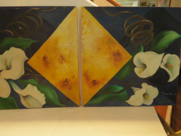 Quadro PADAM - OST TULIPAS fundo Azul