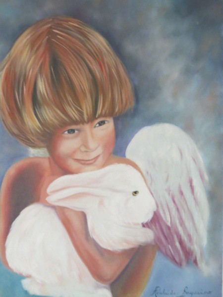 ADELAIDE BAQUEIRO, denomido "Menino com Coelhinho"