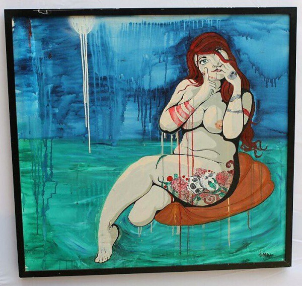 Rafael Lucena. ASS. Mista sobre tela. 95 X 95. C.M.