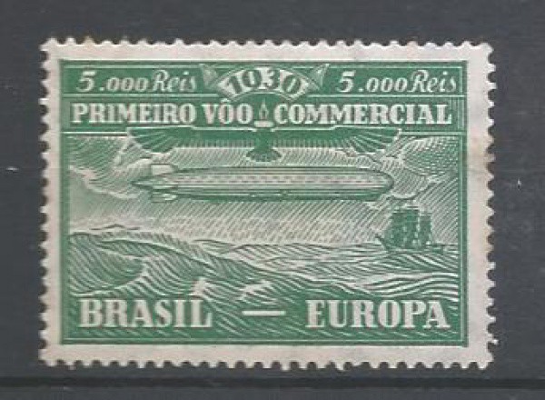 SELO BRASIL - ZEPPELIN - RHM Z-1 - NOVO