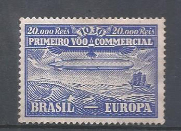 SELO BRASIL - ZEPPELIN - RHM Z-3 - NOVO