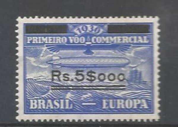 SELO BRASIL - ZEPPELIN - RHM Z- 4 - NOVO