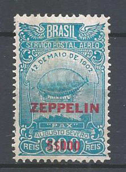 SELO BRASIL - ZEPPELIN - RHM Z-11 - NOVO
