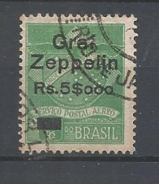 SELO BRASIL - ZEPPELIN - RHM Z-6 - USADO