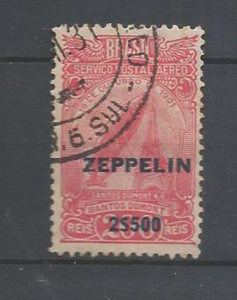 SELO BRASIL - ZEPPELIN - RHM Z-10 - USADO