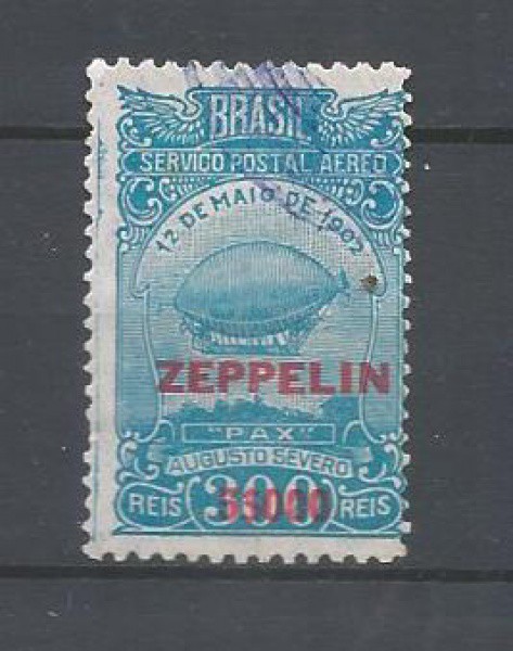 SELO BRASIL - ZEPPELIN - RHM Z-11 - USADO
