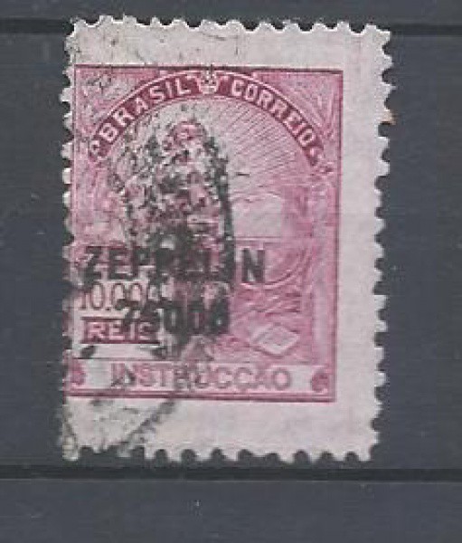 SELO BRASIL - ZEPPELIN - RHM Z-13- USADO