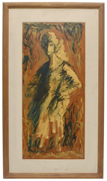 Flavio de Carvalho (Rio de Janeiro, Brasil, 1899 - São Paulo, Brasil, 1973). Mulher. OSP, 1965, ac