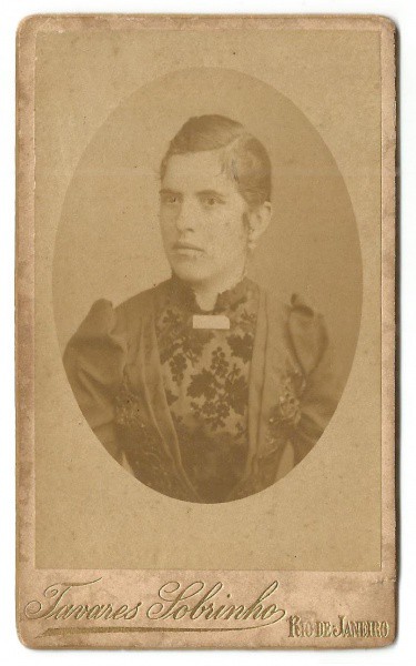 Carte de Visite: Tavares Sobrinho - Rio de Janeiro, 1895. Bem conservada.