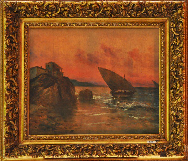 LASLO VANER - ost ( Marinha ) med: 54 x 65 cm.