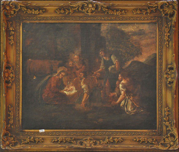 SEM ASSINATURA - ost ( Natividade ) med: 56,5 x 70,5 cm.