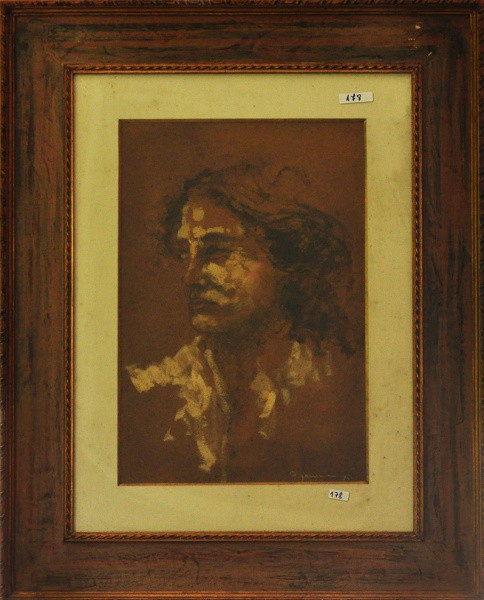 N. GRANNA - técnica mista, datado 74 ( Figura ) med: 48 x 32 cm.