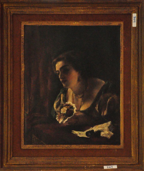 ZEFERINO - ost ( Figura Feminina ) med: 40 x 33 cm.