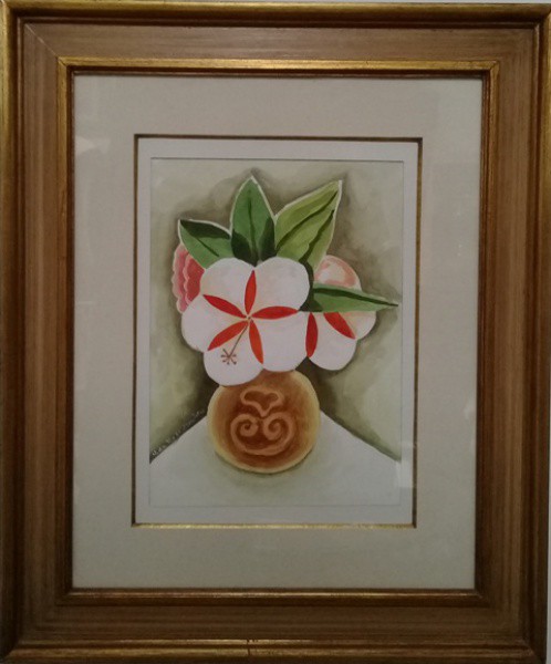 V. R.  MONTEIRO  GUACHE.  33 X 24 cm.