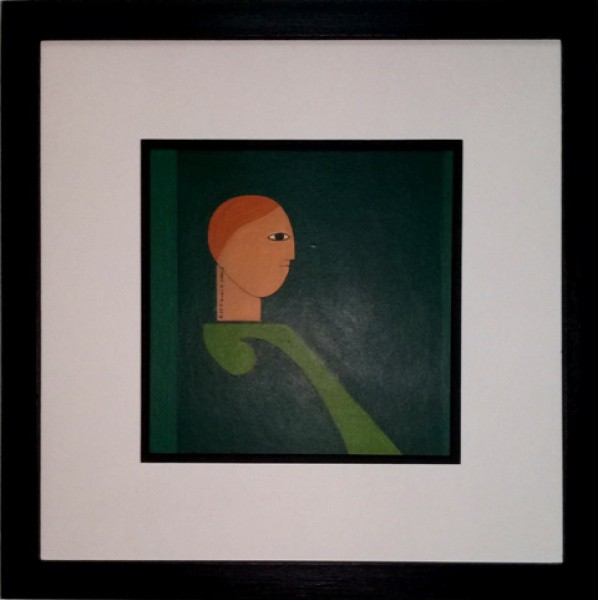 ANTONIO MAIA, FIGURA. 18 X 18 cm.
