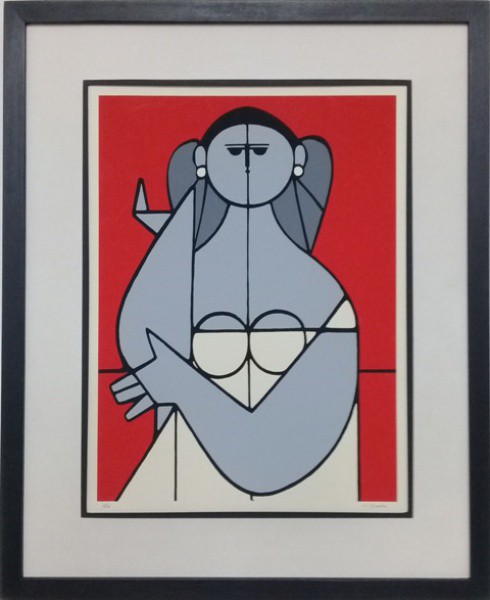 DA COSTA, GRAVURA PI. 33 X 43 cm.