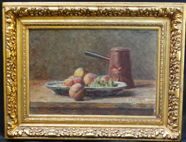 PEDRO ALEXANDRINO. Natureza morta - o.s.t. - 37 x 54 cm - assinado no cid.